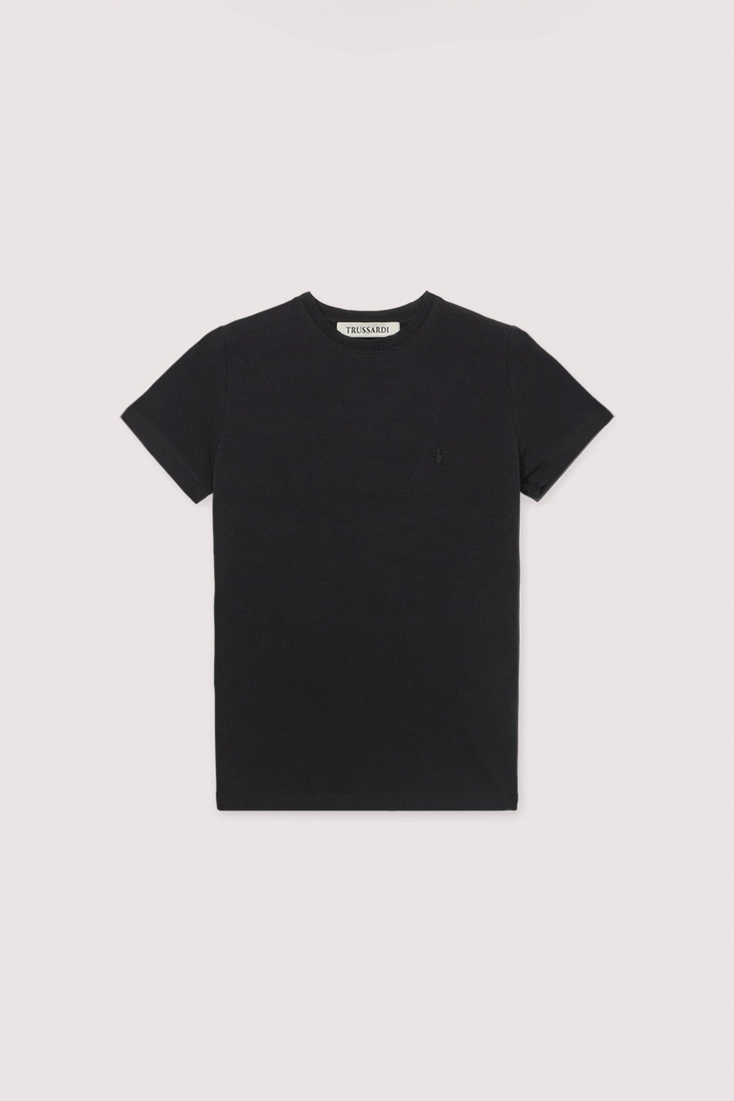 T-shirt slim fit con ricamo 5|f704854723f8e48248505131a8b7408b01c0fcb42311917c774784d4c78667d7