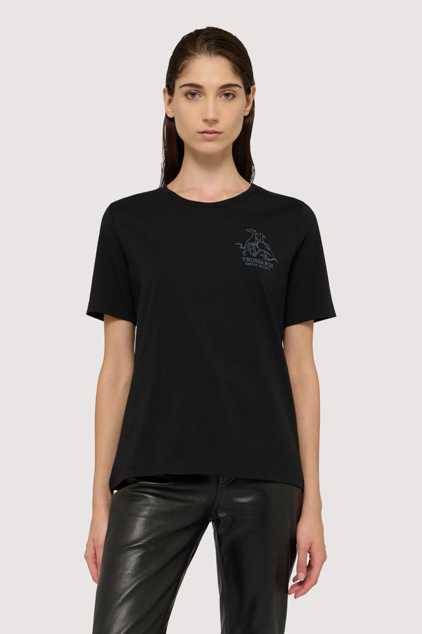 T-shirt regular fit con ricamo Gentle Society 1|7118bb8e2d546cf098d1e6572bf708a90b13ee46315800d68cdcada6ee452472