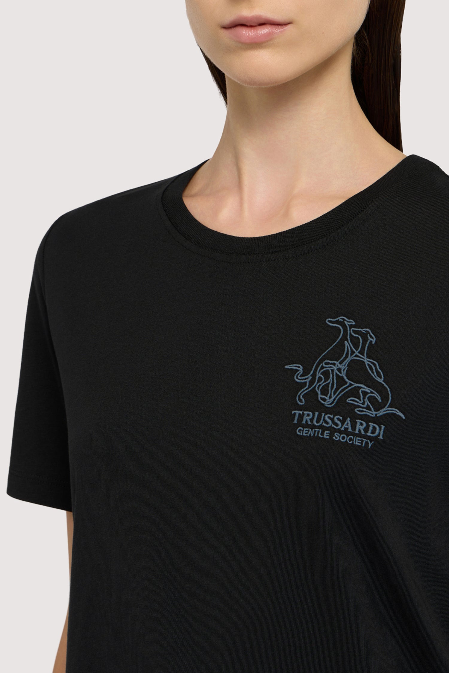 T-shirt regular fit con ricamo Gentle Society 3|a53689505eca25e06fa03d752b061cd6a33a4d23fb21df2553ae66e6bf8b81df