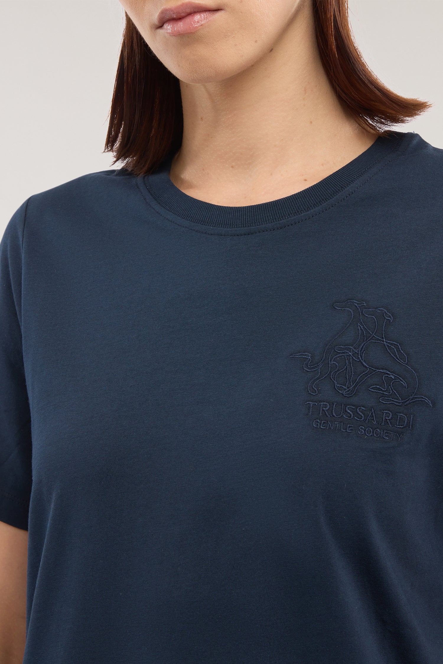 T-shirt regular fit Gentle Society in cotone 1|fa616b111b0854afa6acf16470725dc7ef2a2cbf13f081401b5153562748fdeb