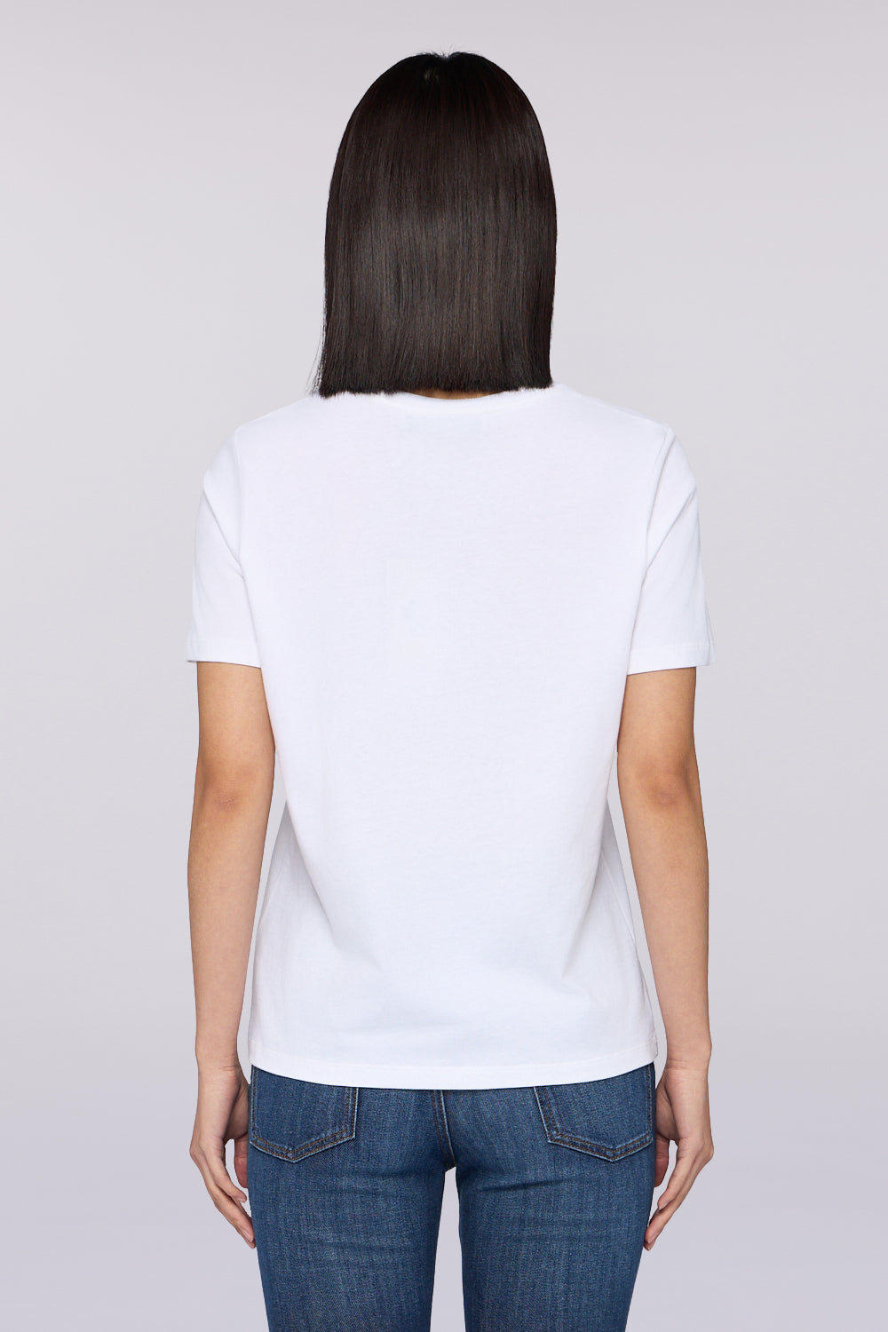 T-shirt regular fit con stampa e ricamo 2|7227f767e1c51dacf7cd8d5728e46eff829051bf5b7ec90f3da855cf3c751e0c