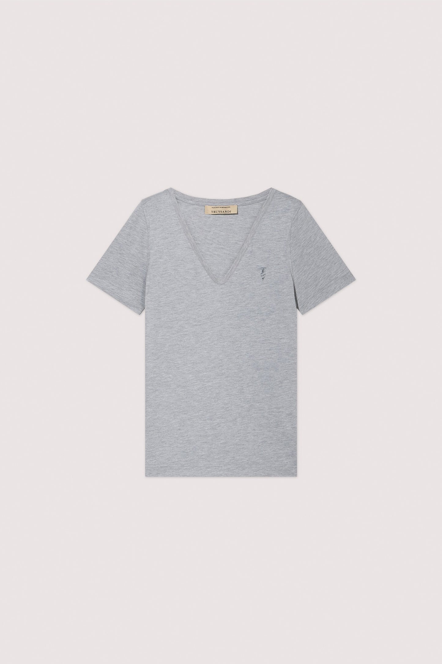 T-shirt regular fit scollo a V in cotone 5|c00638ad43cda311715f49aa24e5dc46d54b8c432c216688e0554e321fdf44a0