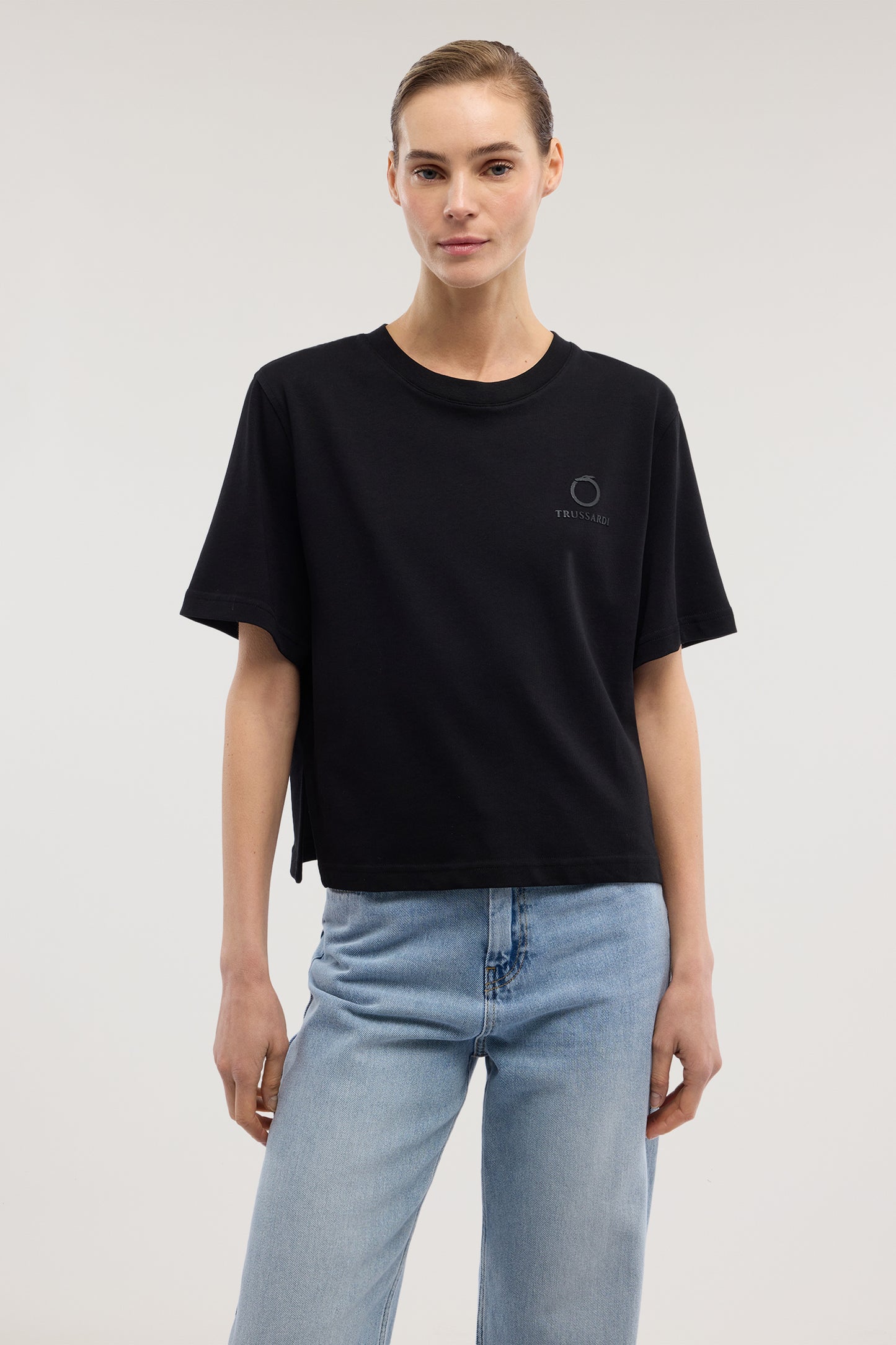 T-shirt boxy con spacchetto 2|0d4b78ec1b8b789fa8b29a07e43d8073ca2f2d3c23f66e21520e771c2f93fa50