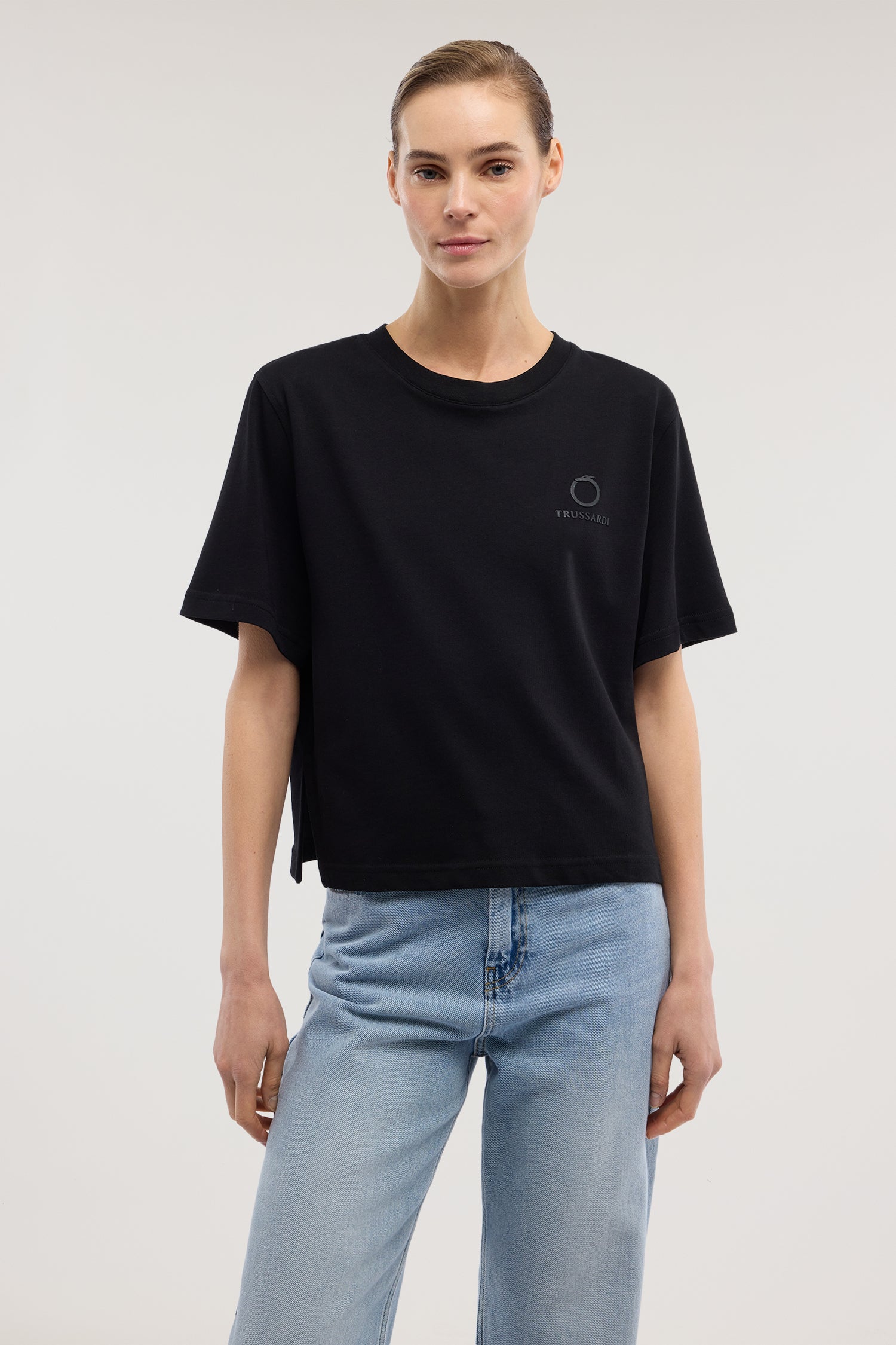 T-shirt boxy con spacchetto 2|0d4b78ec1b8b789fa8b29a07e43d8073ca2f2d3c23f66e21520e771c2f93fa50