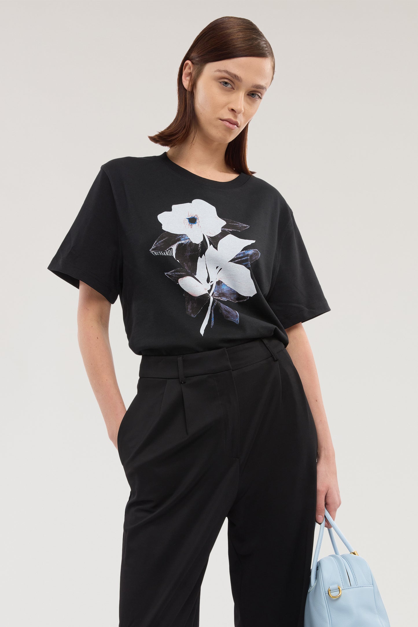 T-shirt boxy con spacchetto e stampa 1|ef692e19fc76500cbd7562cd92978d3ebdc298f470899abca8fbe4a22450de77