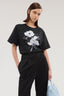 T-shirt boxy con spacchetto e stampa 4