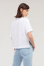 T-shirt boxy con spacchetto e stampa 3