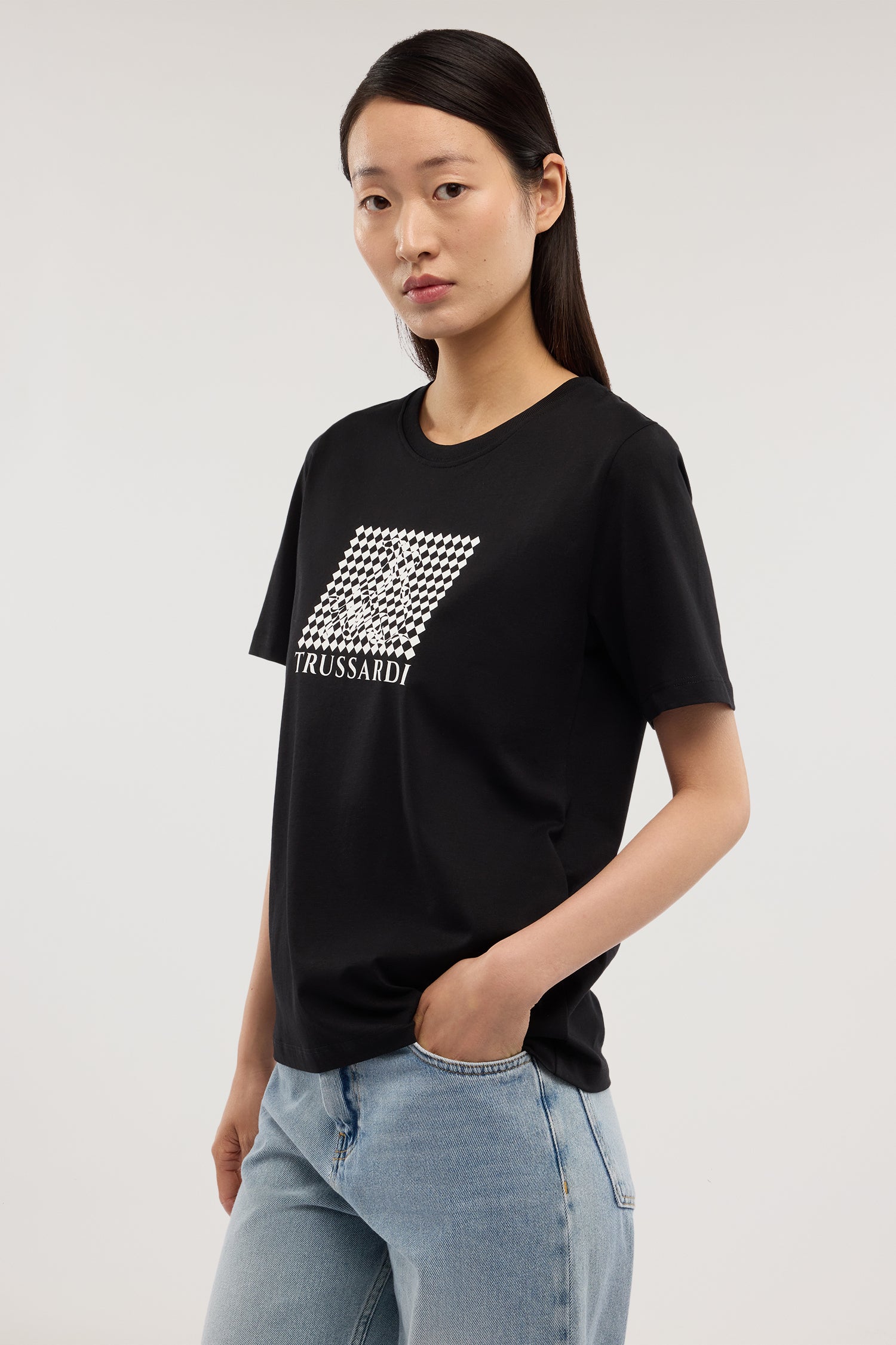 T-shirt regular fit con stampa Dogmier 1|a12548c688e5759574d764bc2f713b58bbb4b41263d96f1e5a7eccc9b5dfa510