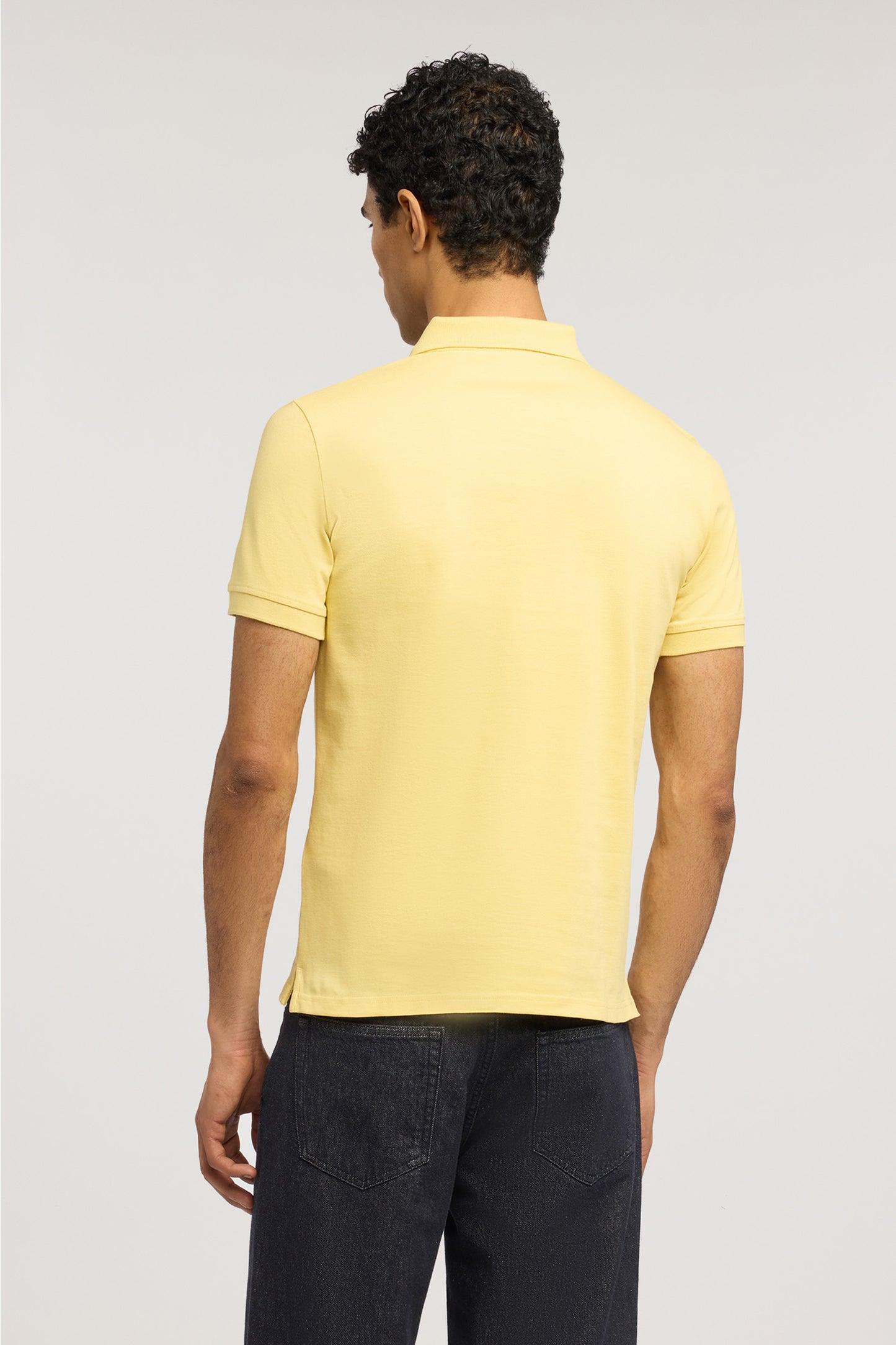 Polo slim fit in piquet stretch 2|0b85c899531b729ca8e879904dadefcf8fec8e1e65fe158e3656f436e0611d39