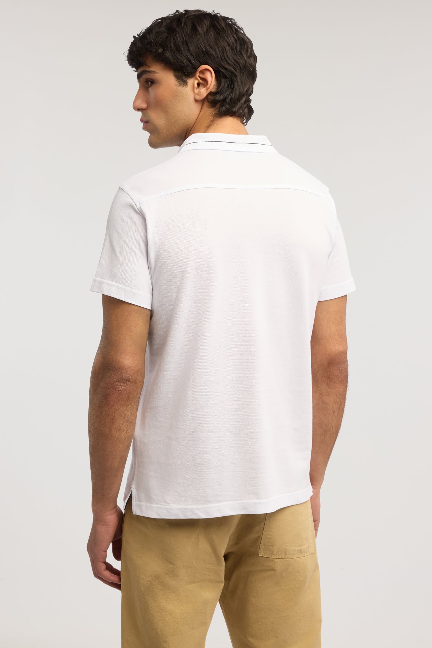Polo regular fit in piquet 2|b48ce5b7cb1da7d7b84e56a9247a976438a35107f5acc89848de27edec50d29c
