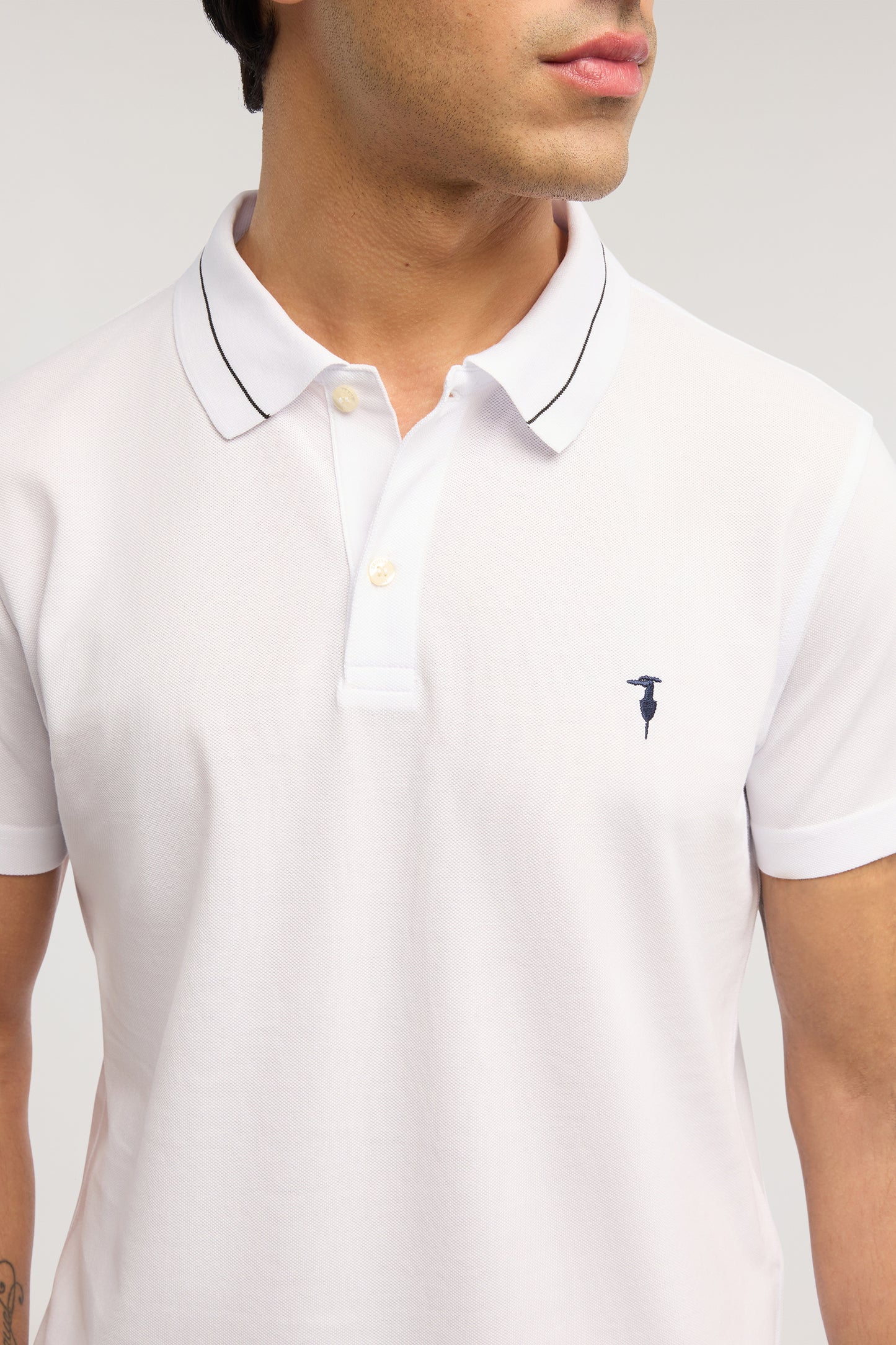 Polo regular fit in piquet 3|113d23d80fc874294b91fc156c1d605ba56554fcf0e13bac1d970c5c3da6c824