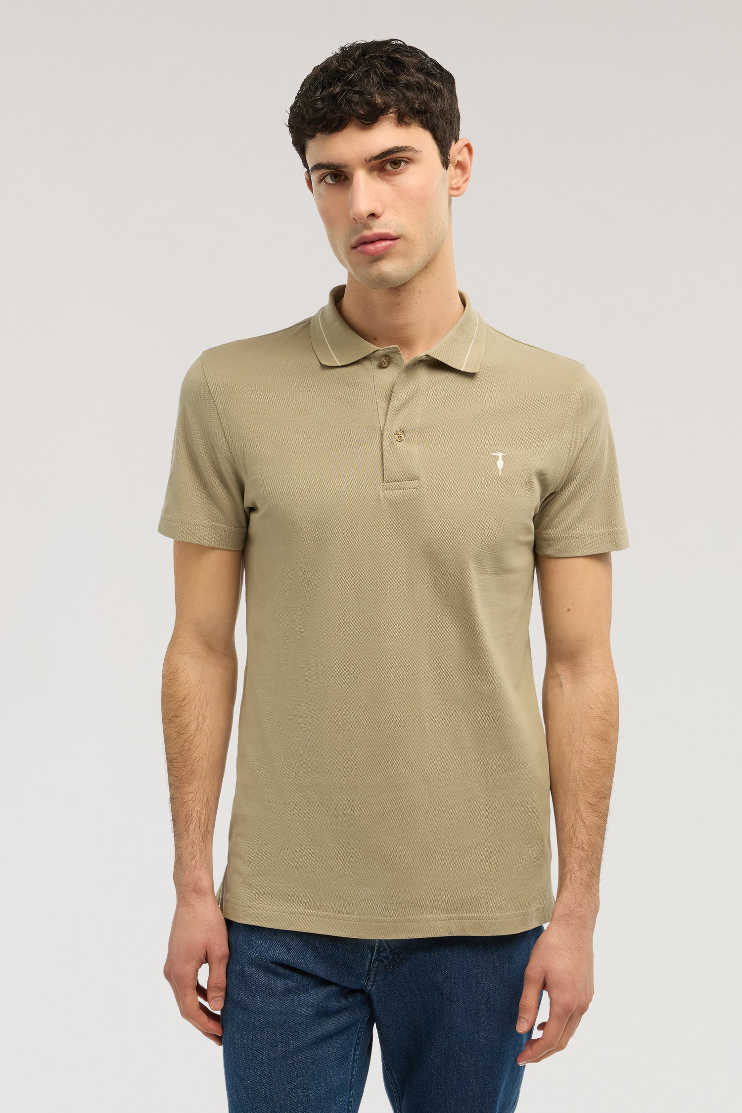Polo regular fit in piquet 1|db20a38f67816f1b220cdba1ffa50c1432fb135810489a76babe6f73a6acbab2