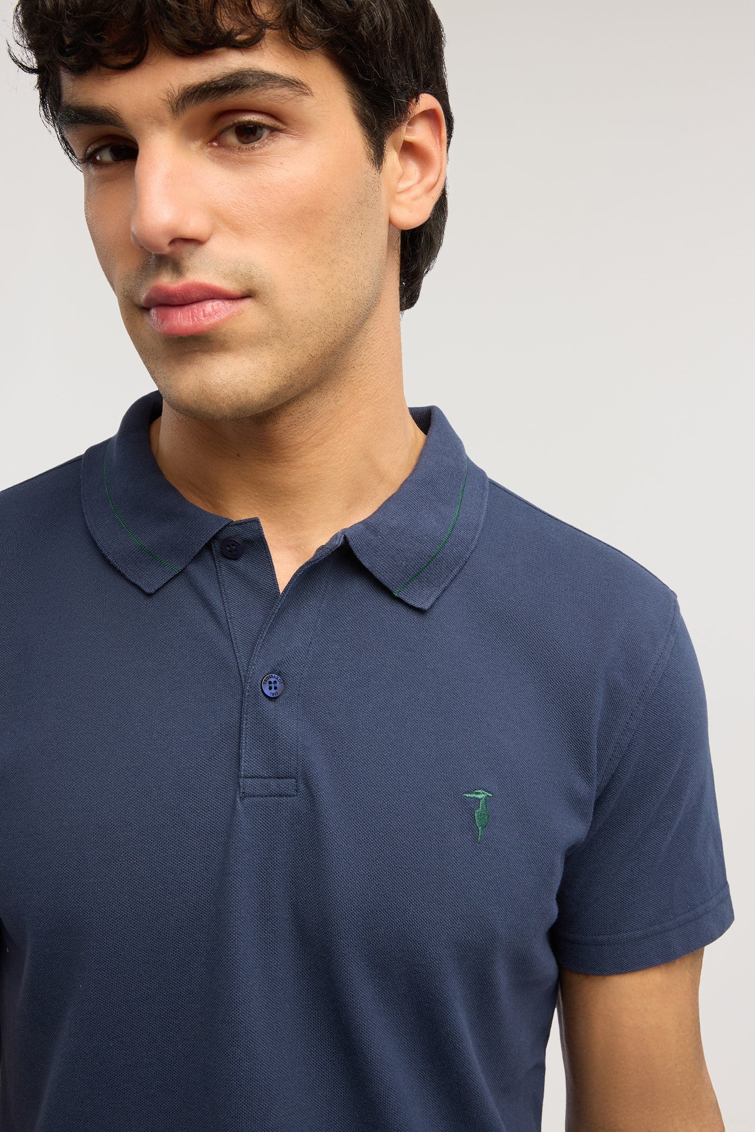 Polo regular fit in piquet 3|2dc281354d03cd7231212230f593501395b01077484b50e87b78a39a9c4ab077