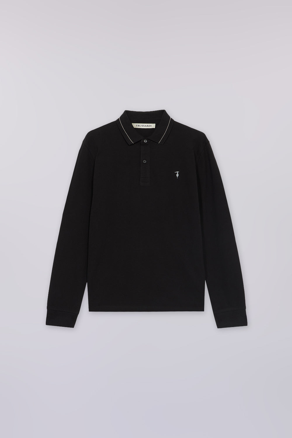 Polo a manica lunga regular fit in piquet 1|69364a196e700d305df4d17de2adef03ac7f9c56ffcf8e9e23f4581b0d7da17a