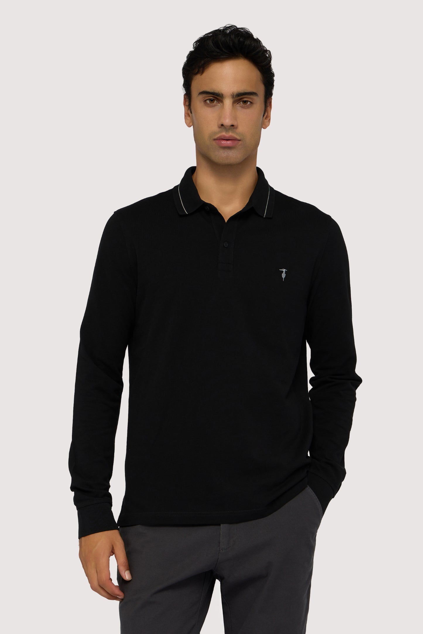 Polo a manica lunga regular fit in piquet 1|4275dea48d31b372bb6cf303f4d88df103bb6139da6ee2a9bcca7ea187db320c