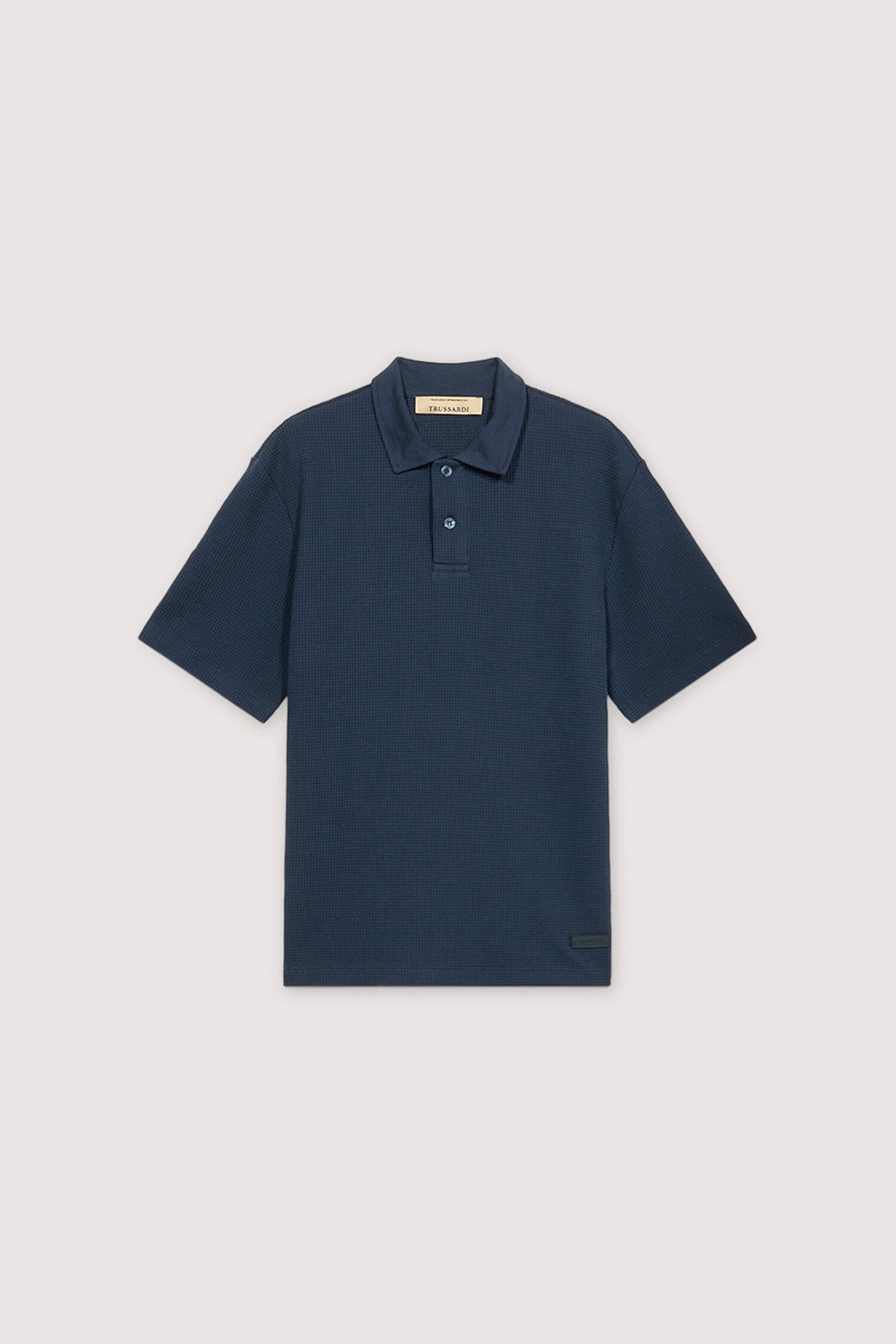 Polo in jersey effetto waffle 5|93d7a9162a98d12397a2e2e9e128db066d0361f06f33848f03a2bf75fb7f340c