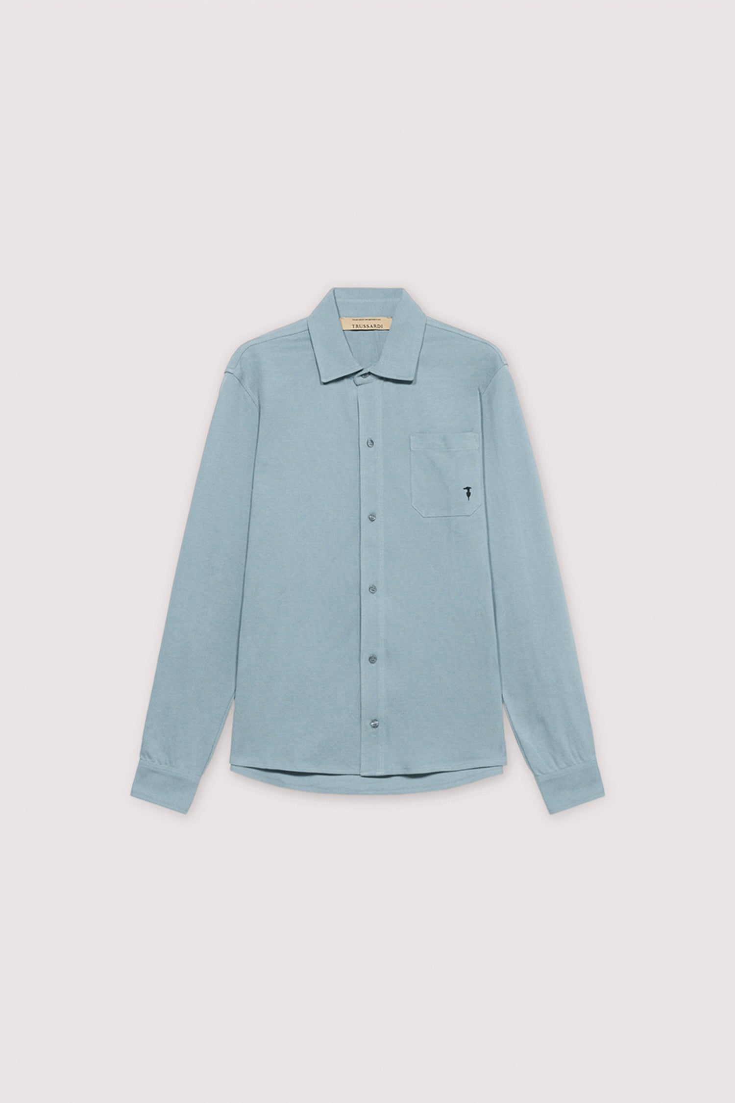 Camicia regular fit in piquet 5|6cd883b5d29e8bc5f9af1133d284ccc0ac50372a8d7e840551f2ba5f34f109e7