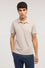 Reguläres Poloshirt aus technischem Pikee-Stoff