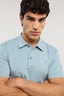Polo regular fit in piquet tecnico 3