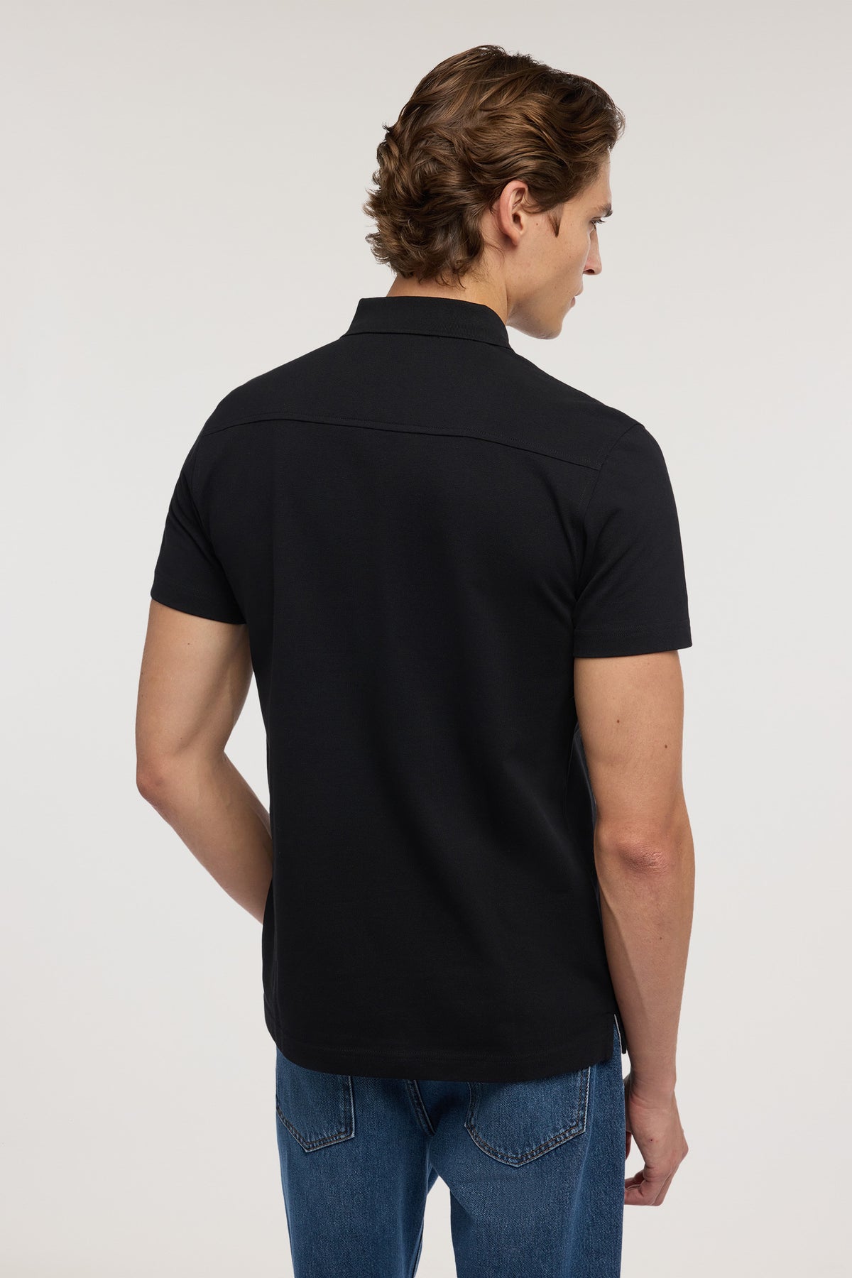 Polo regular fit in piquet 4|a73ffcb499eecc2459f9368fc3e5e6fa2d48100acf9b06c8096be0258a1fb44e