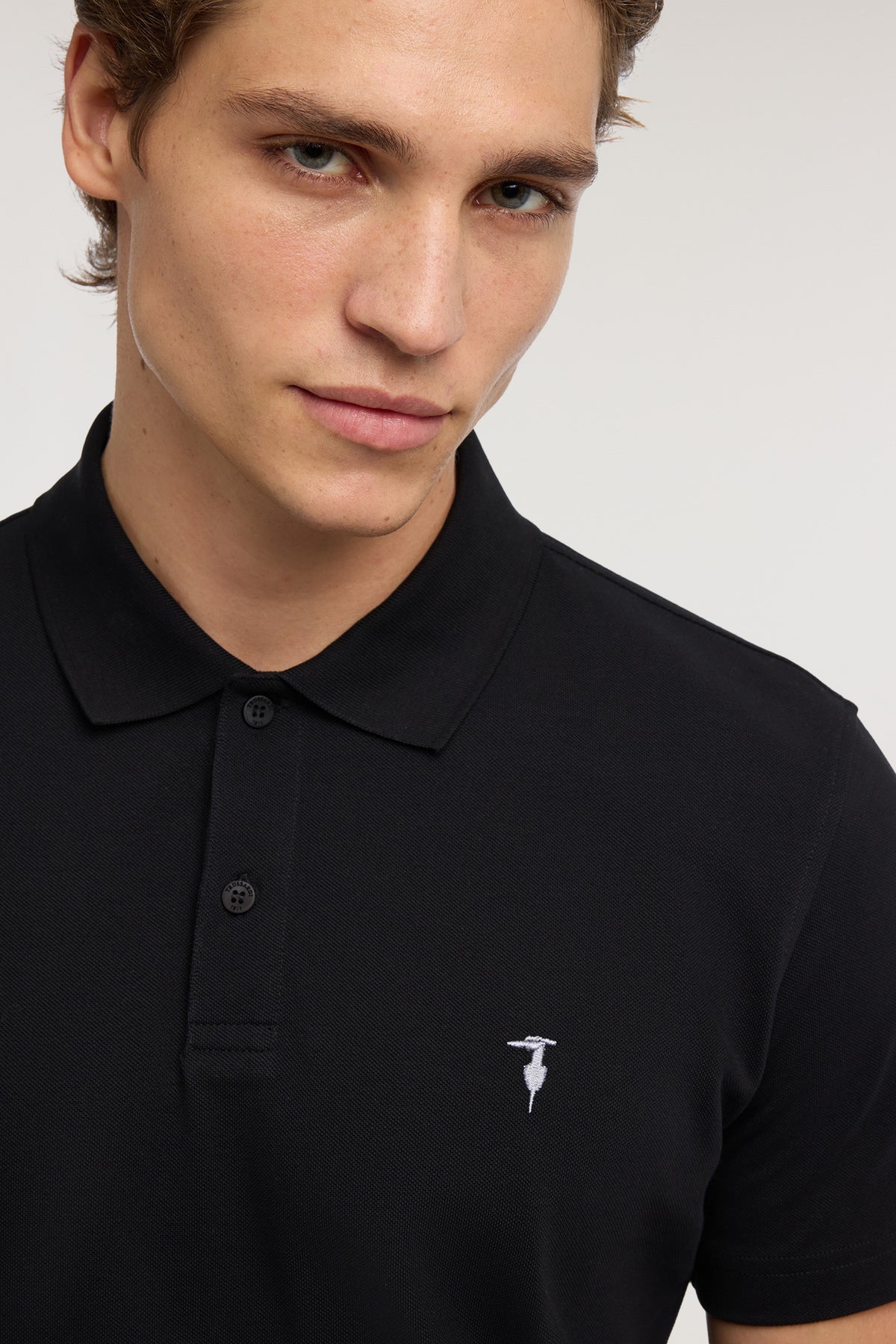 Polo regular fit in piquet 3|a7669a498417857be5492eeddf5f4cfdf3107355ae066629e0cddf6a67bae1a8