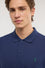 Long-sleeve polo shirt in piqué