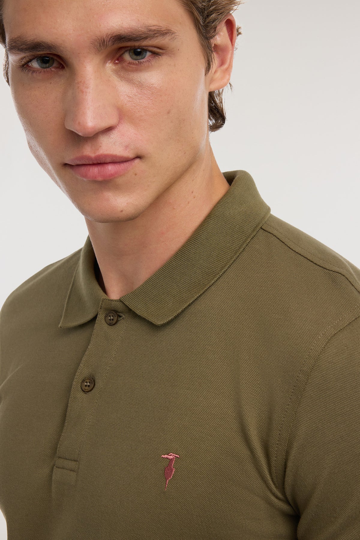 Polo a manica lunga in piquet 4|58d39d067359034691ffce583a895883c6a68b52735b8d4a0f119e045200b4e7