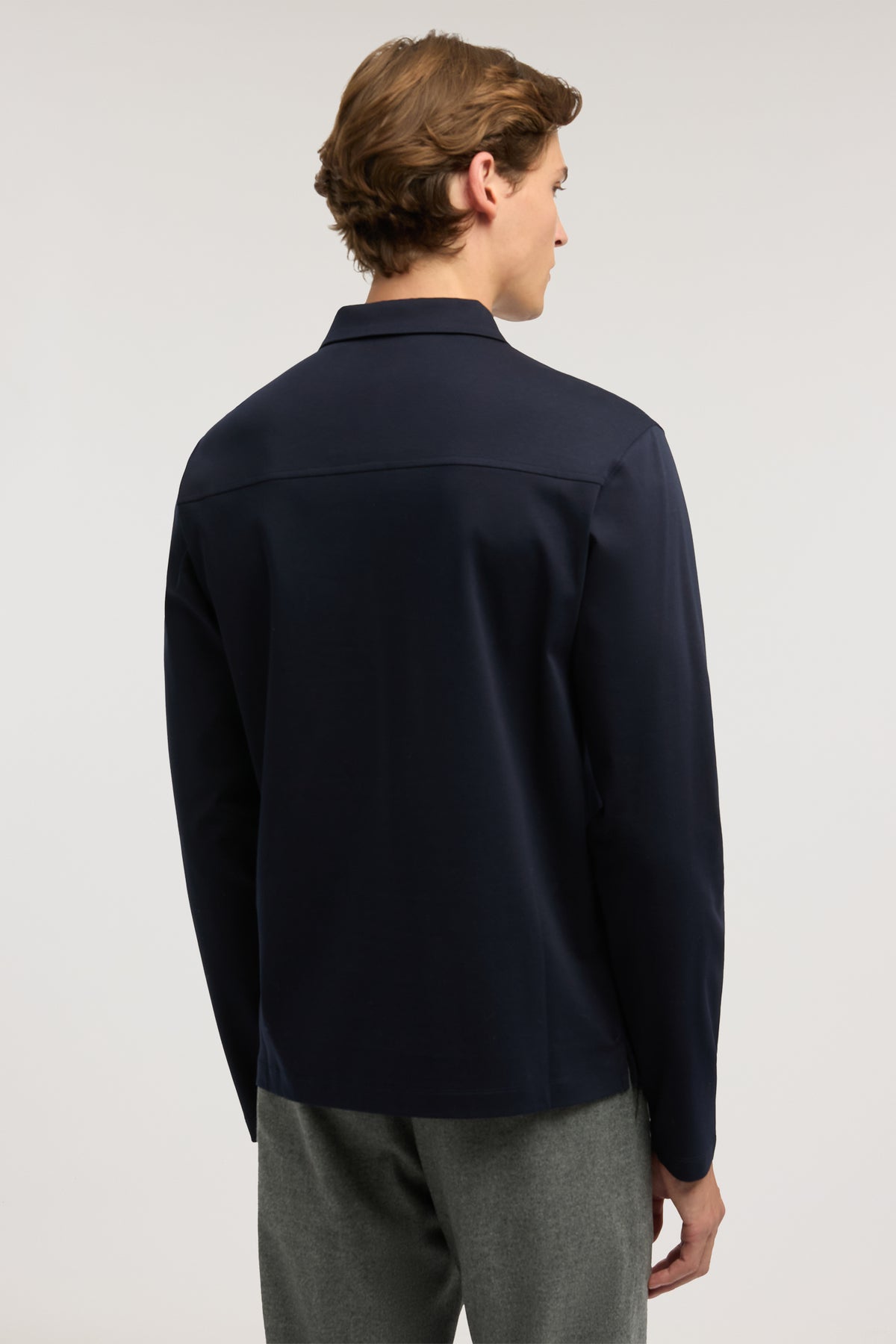 Polo manica lunga regular fit con ricamo in cotone mercerizzato 4|5bf5f43265cc6272eadae5bcea50ca7f7b3e4f0d5965b46ada4434b7cc02bcbc