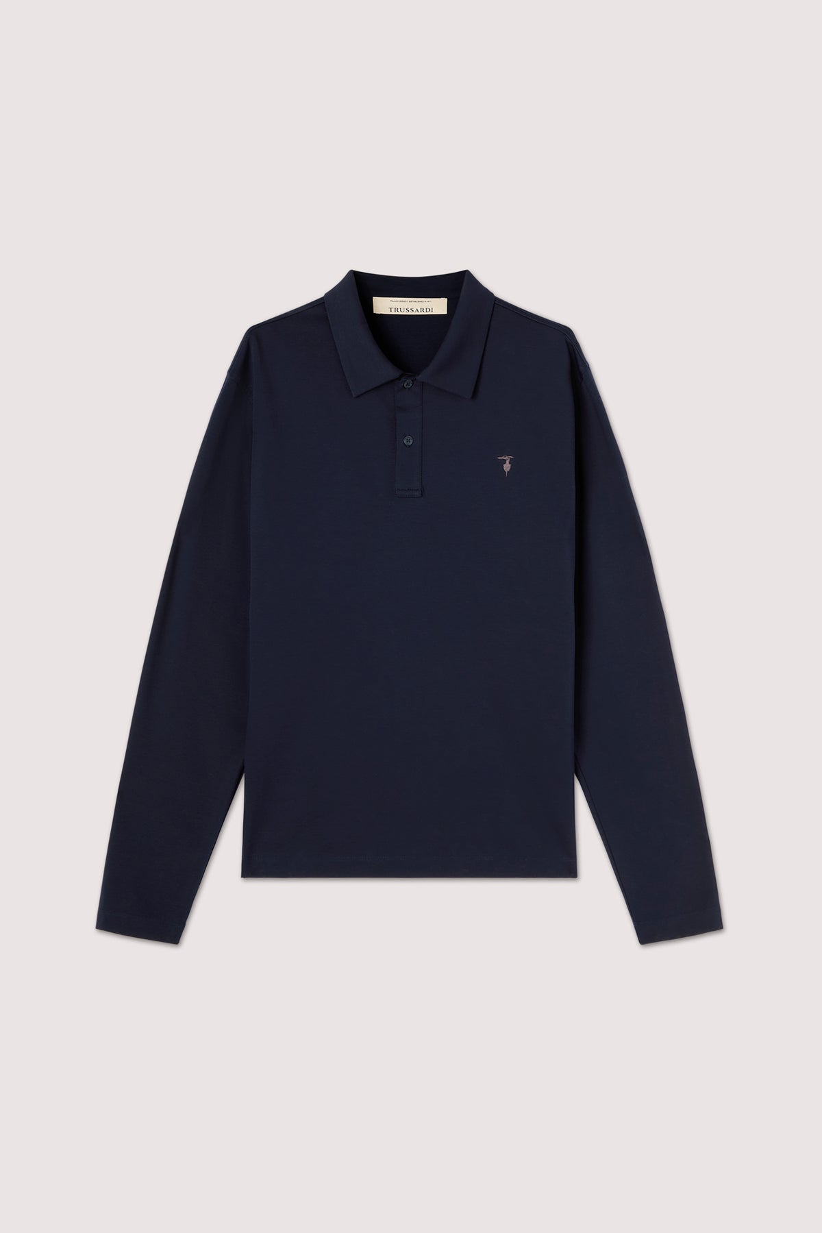 Polo manica lunga regular fit con ricamo in cotone mercerizzato 5|1493d0cd69284529cec3d1df6dfb92b72f4684a3591b422e4298805ab236a5a0