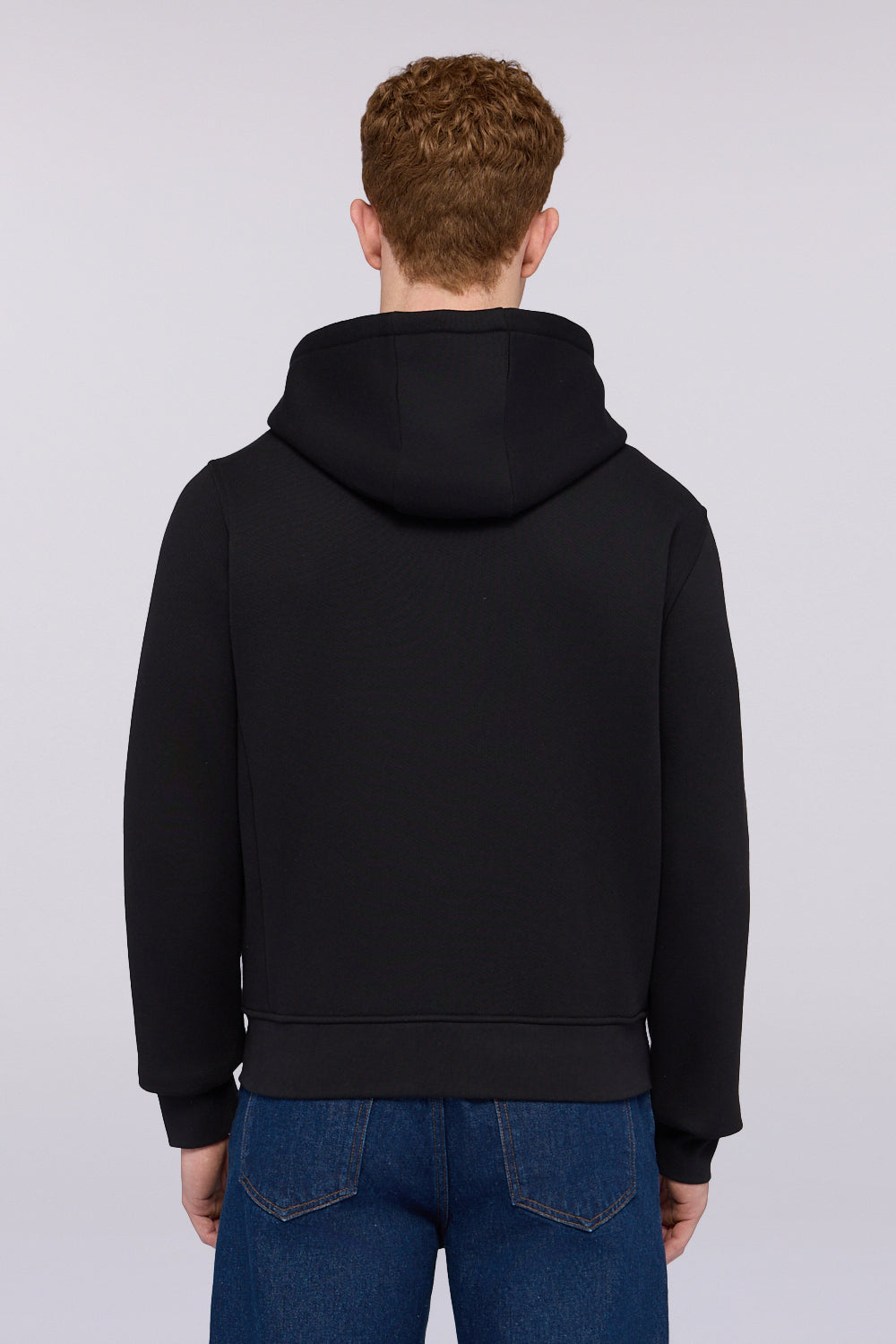 Felpa con zip e cappuccio in jersey 2|611032219ac78e188c5d7868f425f7a9650417ee2597847b9e5b5b519e1ec6d3