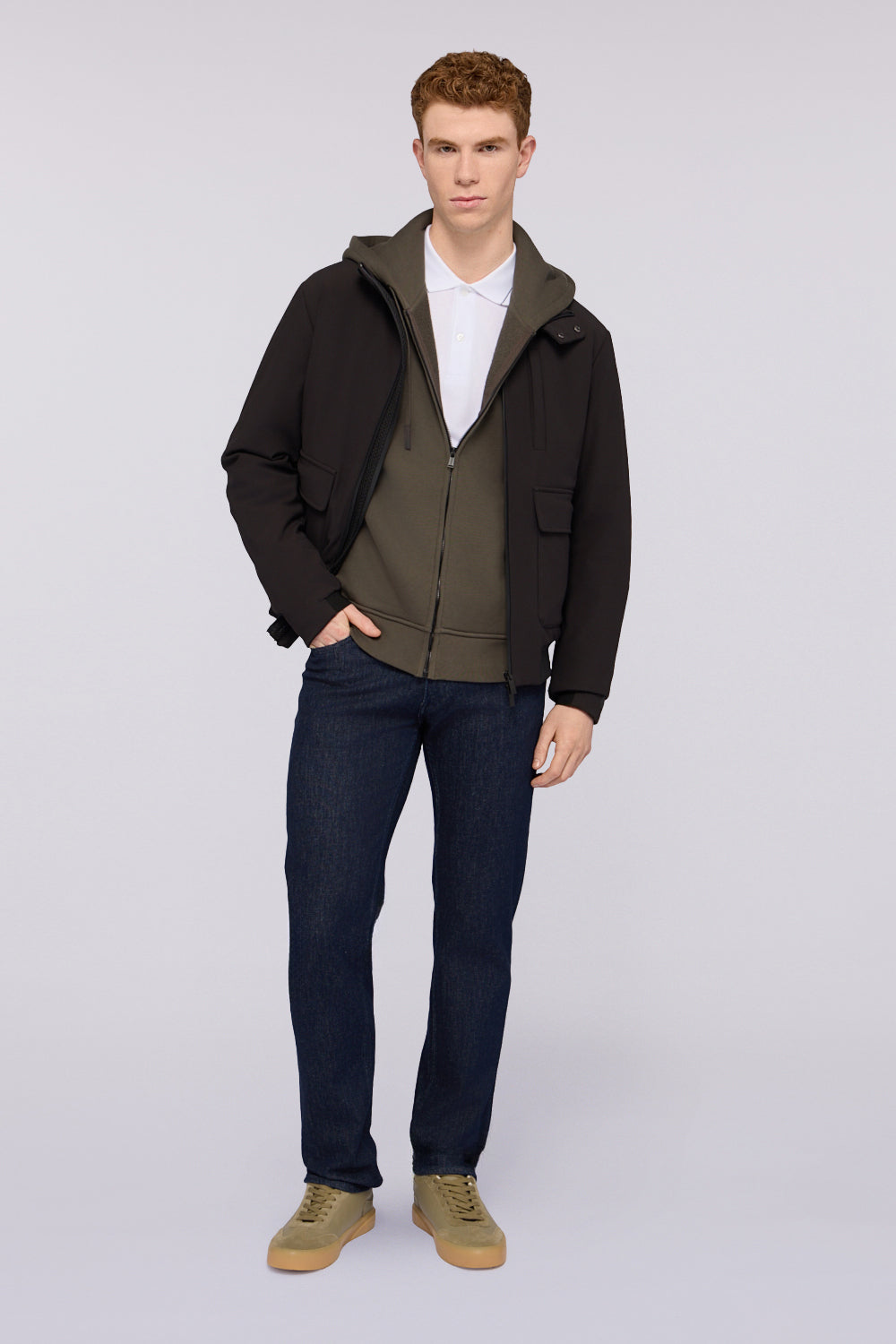 Felpa con zip e cappuccio in jersey 4|eddaa96b9425da7878d4d27cb0cb8acc61b0291b65a88af57edab6a325fbbcb6