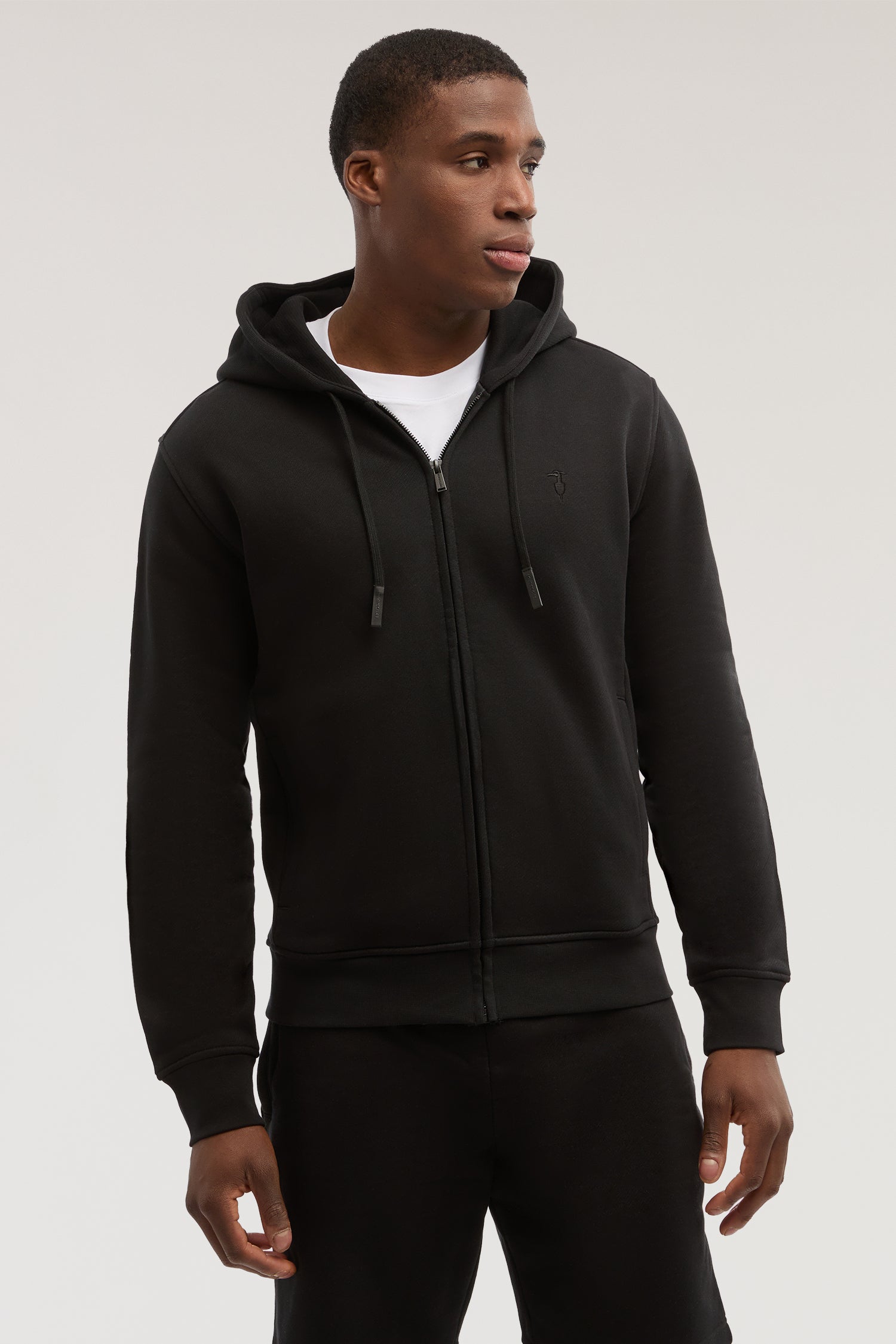 Felpa con zip e cappuccio in jersey 2|f28404192919f6b78ff44f59b7259b841c9617dc1d4f15c16138684f9c969602