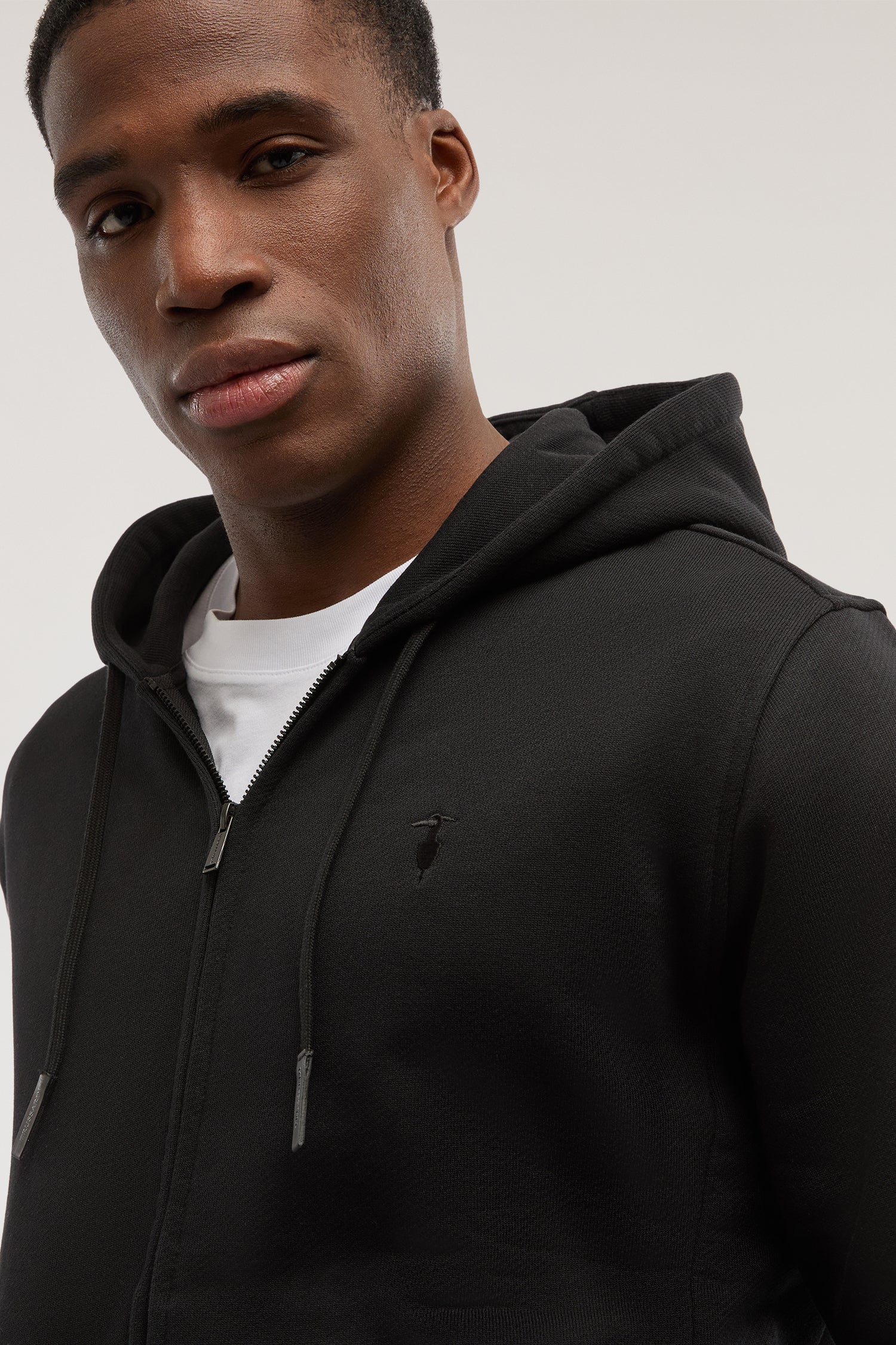 Felpa con zip e cappuccio in jersey 4|bc32a8fe5177f35977580efbe5ce9ab50c7c9fcf55d2dda12c276f7304e04d94