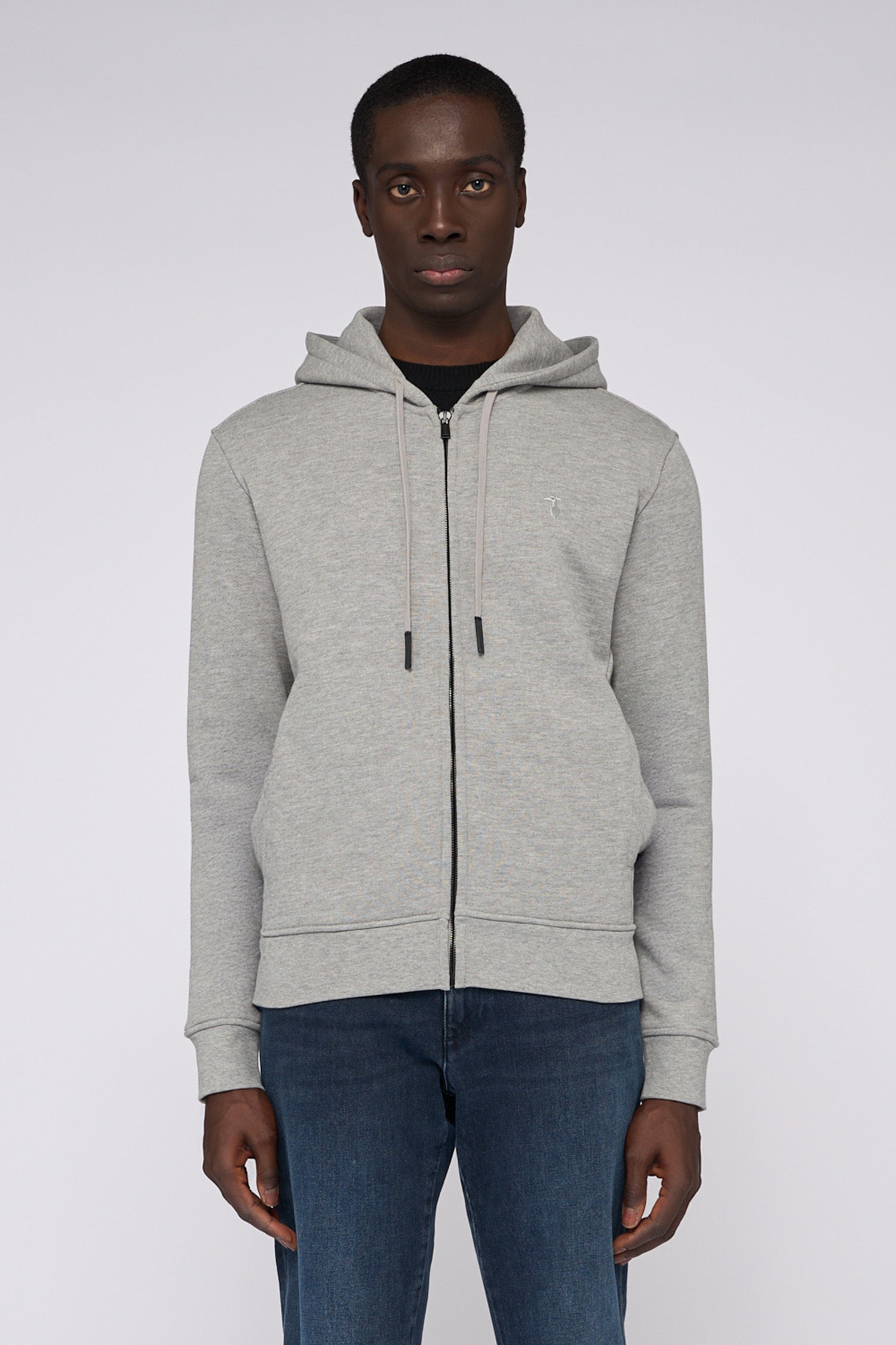 Felpa con zip e cappuccio in jersey 1|6b079329ba142a3aa5ab5d1b920fb0694ed9347139f63aa271e8b2888d302e1a