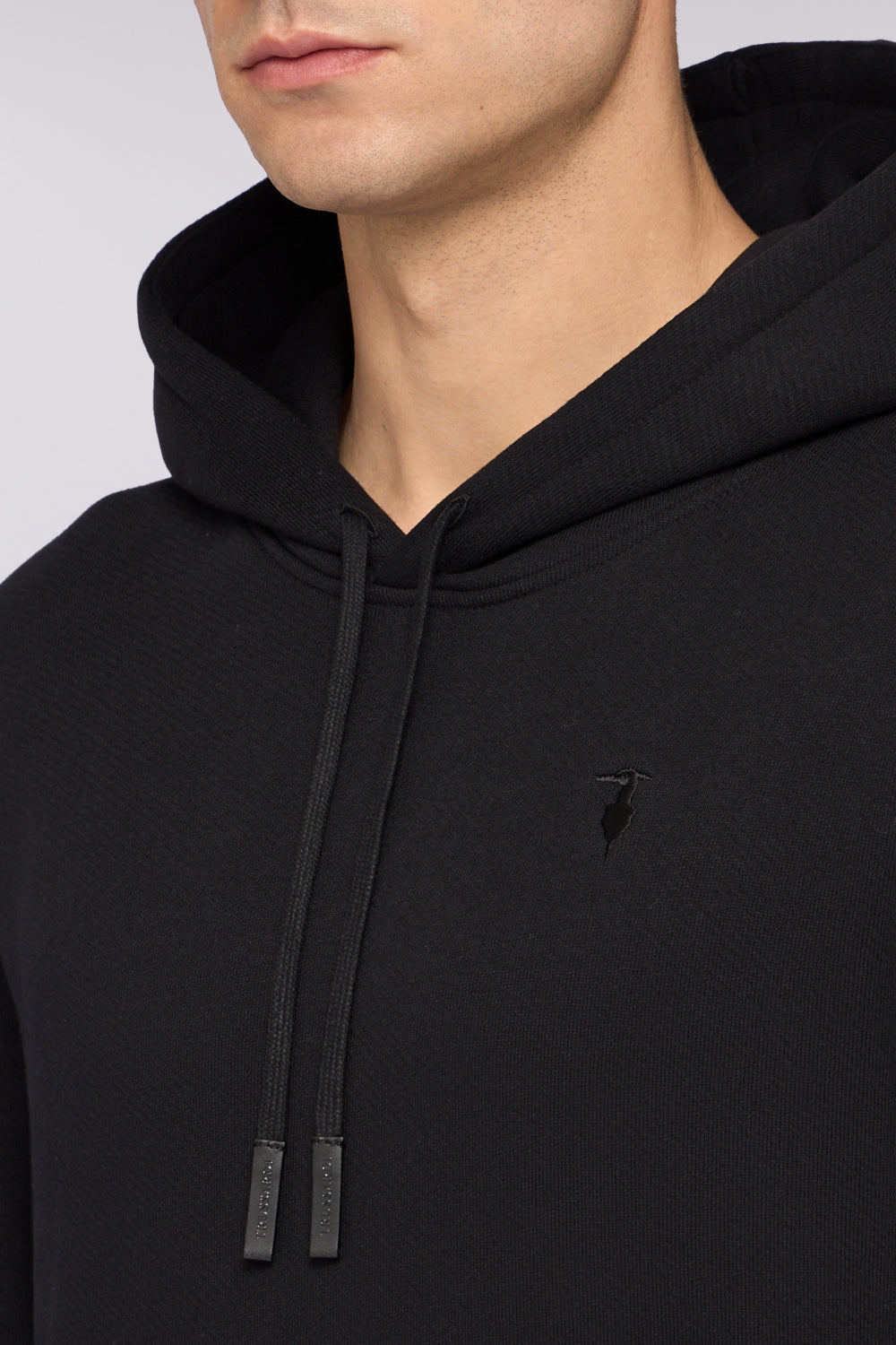 Felpa con cappuccio in jersey diagonale 3|87ccba71037214598c02465ac7f7e41c6ad7700a526879f1a3b5e962df6eb1c6