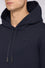 Diagonal jersey hoodie