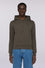 Diagonal jersey hoodie