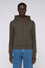 Diagonal jersey hoodie