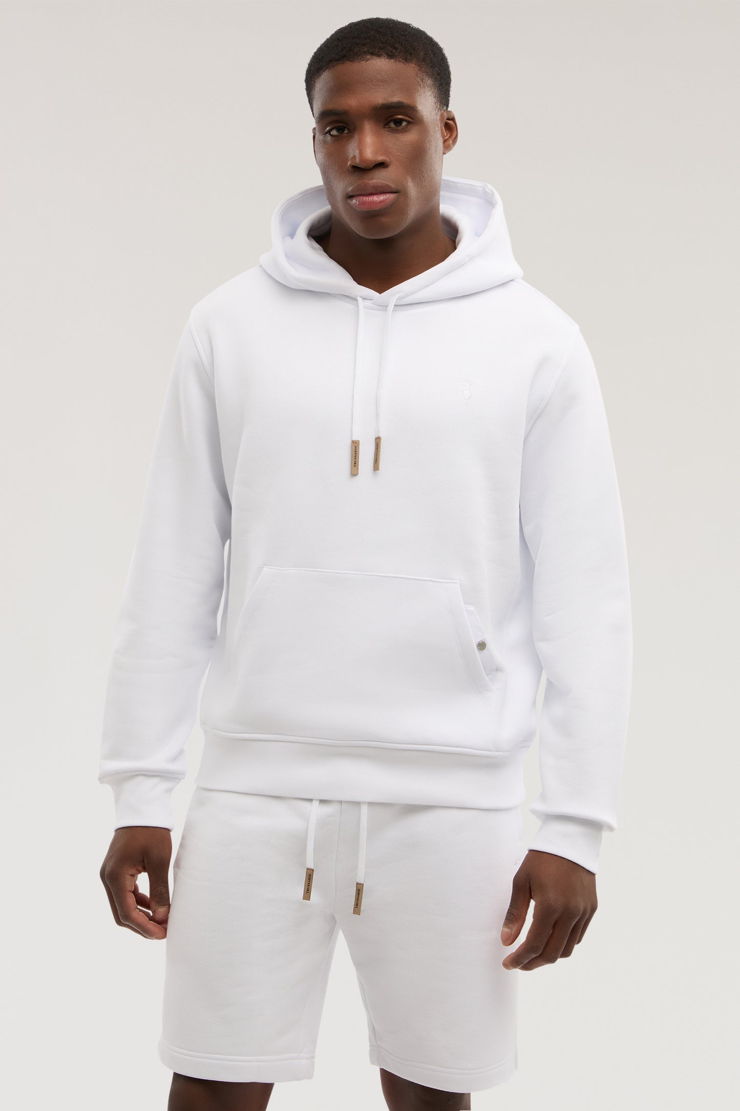 Felpa con cappuccio in jersey diagonale 1|fcecf7204aa261849391cc0864cd49a2065fc24a2aeea8dda5754ea7edac8848