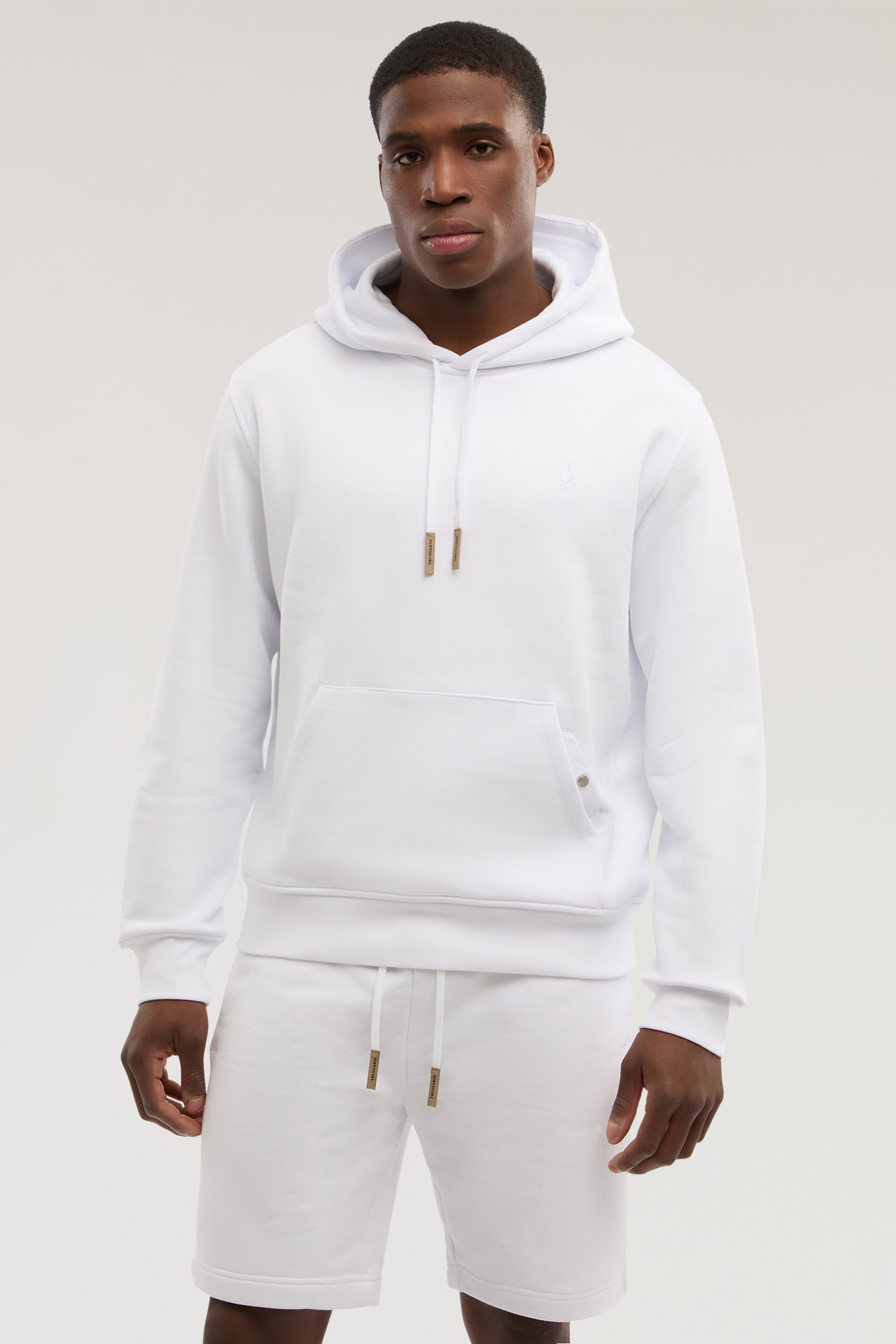 Felpa con cappuccio in jersey diagonale 1|fcecf7204aa261849391cc0864cd49a2065fc24a2aeea8dda5754ea7edac8848