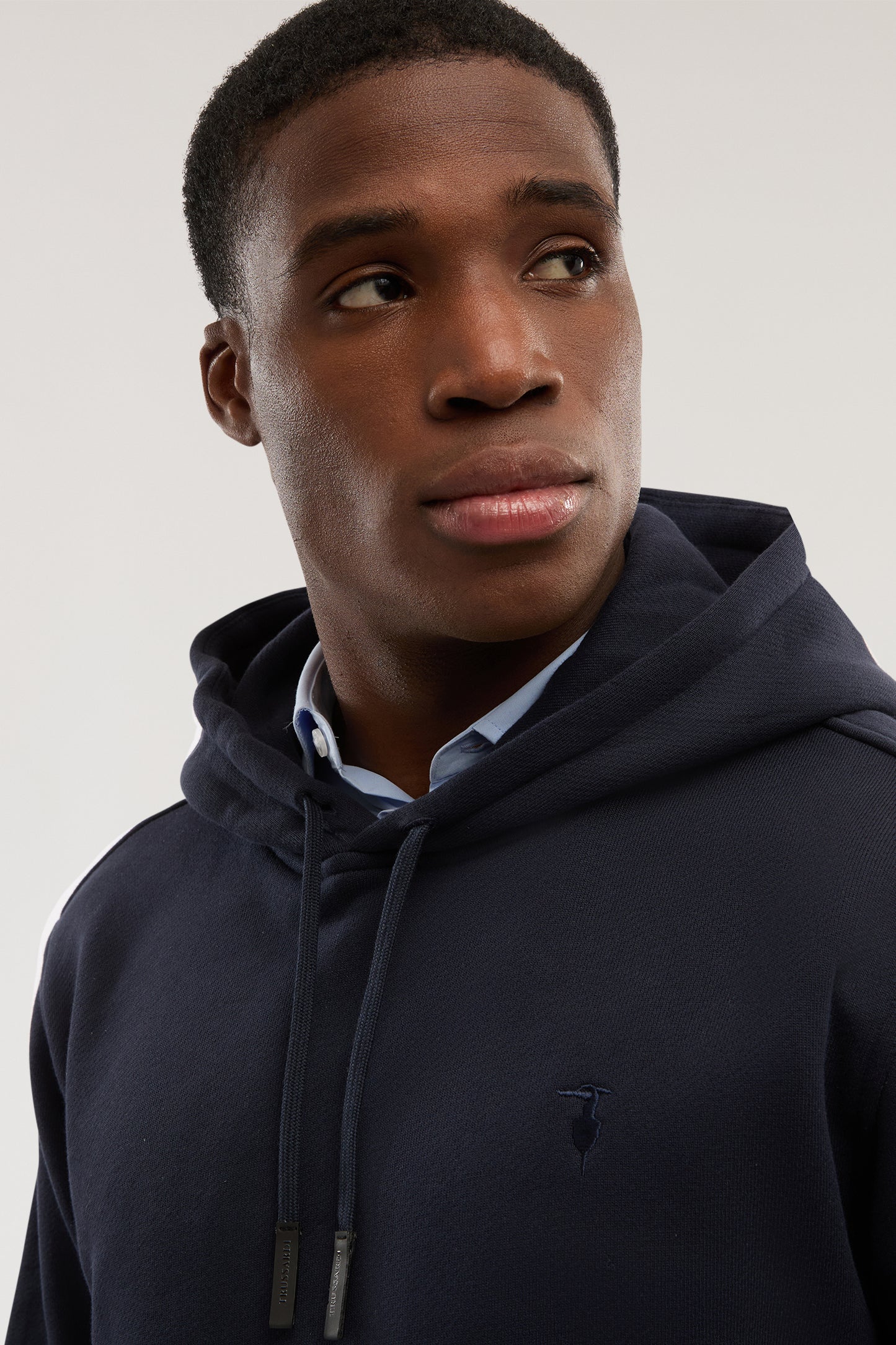 Felpa con cappuccio in jersey diagonale 4|9da8ce3a8785f15bbf37ab013c3f256bf9c14e67ed686c5d1c3932c505e84dd4