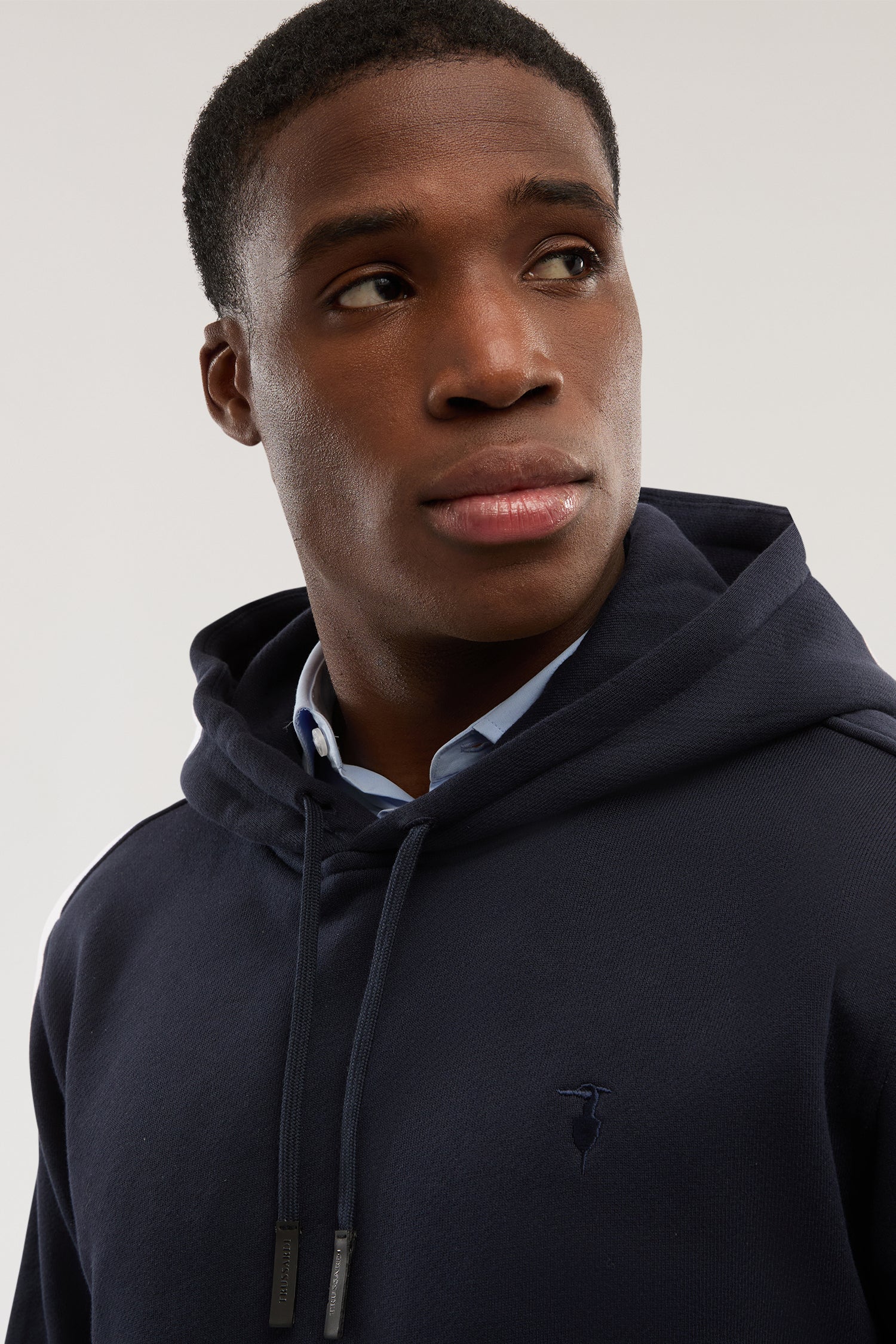 Felpa con cappuccio in jersey diagonale 4|9da8ce3a8785f15bbf37ab013c3f256bf9c14e67ed686c5d1c3932c505e84dd4