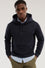 Diagonal jersey hoodie