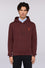 Embroidered jersey hooded sweatshirt