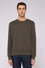 Embroidered jersey crewneck sweatshirt