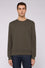 Embroidered jersey crewneck sweatshirt