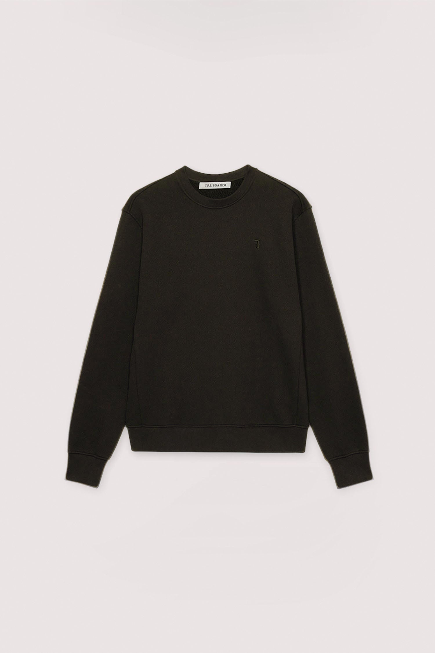 Felpa girocollo in jersey con ricamo 5|476fcf1e9675e77160134021725215d87ffc5a38da7d745d4887101b29ae444d