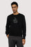 Embroidered jersey crewneck sweatshirt