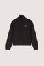 Felpa con mezza zip in french terry 5