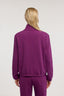 Felpa con mezza zip in french terry 3